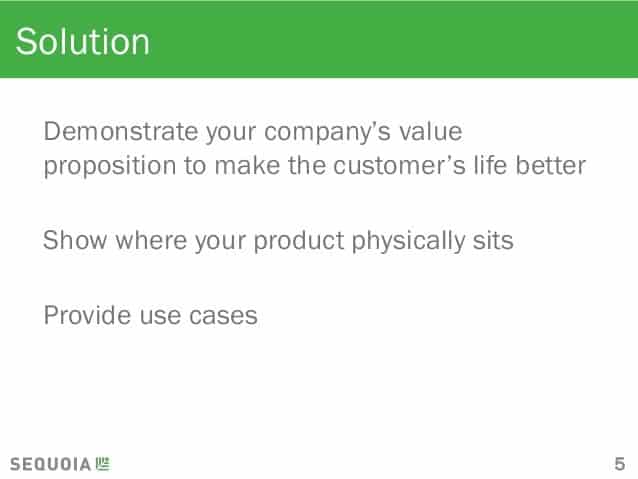 Sequoia Pitch Deck Solution Slide Sequoia Pitch Deck Solution Slide