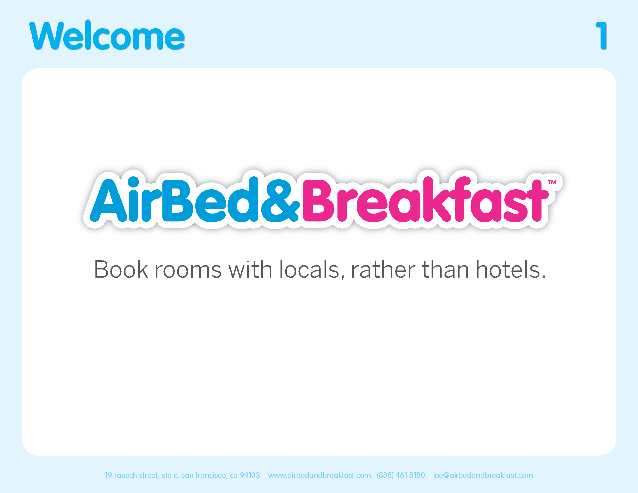 airbnb pd Airbnb Pitch Deck Intro