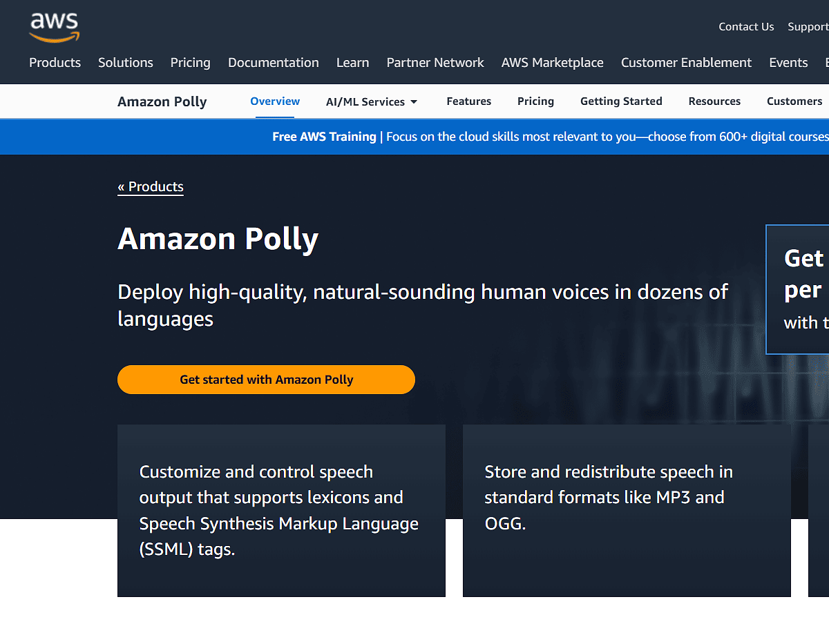 Amazon Polly Amazon Polly Text To Speech Software
